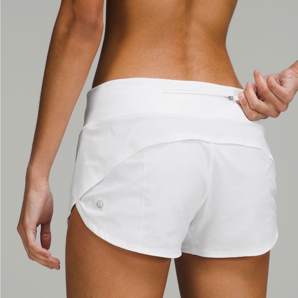 Lululemon Speed low rise lined shorts sz 10